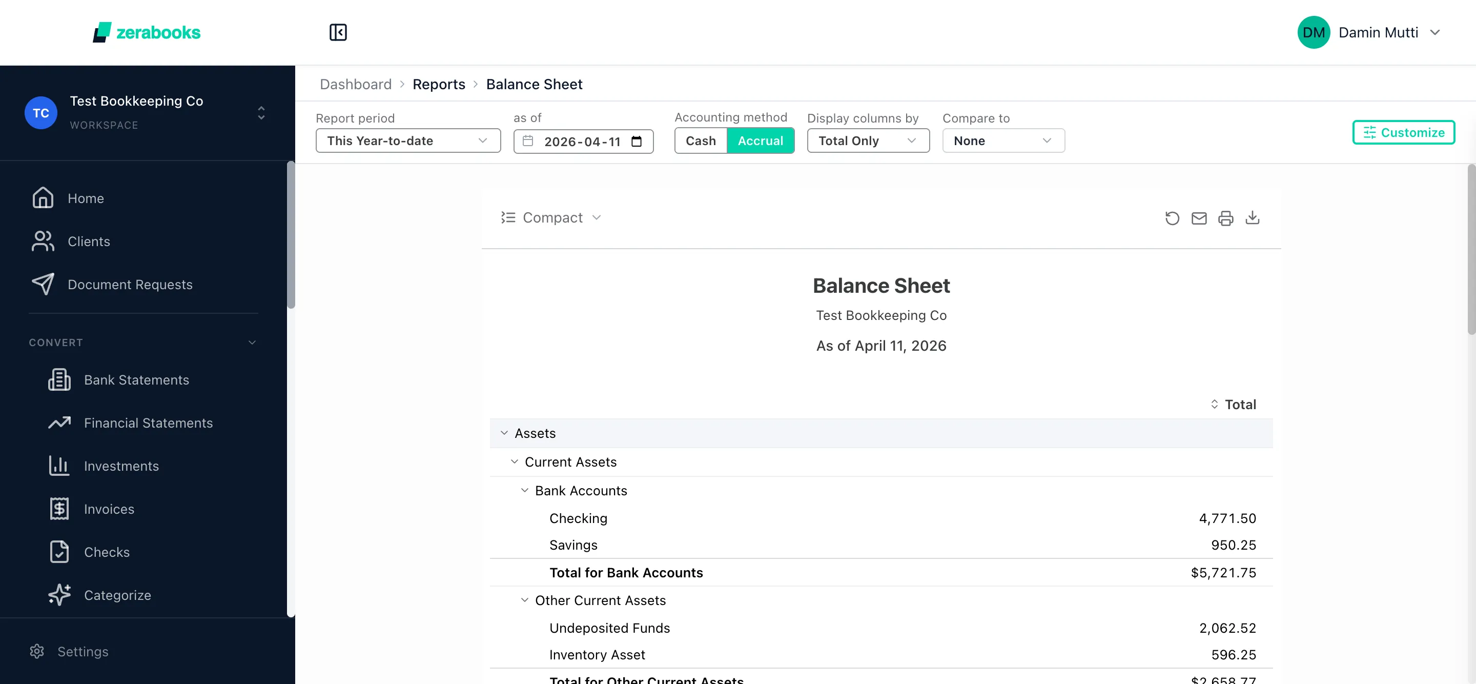 Balance Sheet